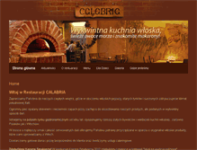 Tablet Screenshot of calabria.pl